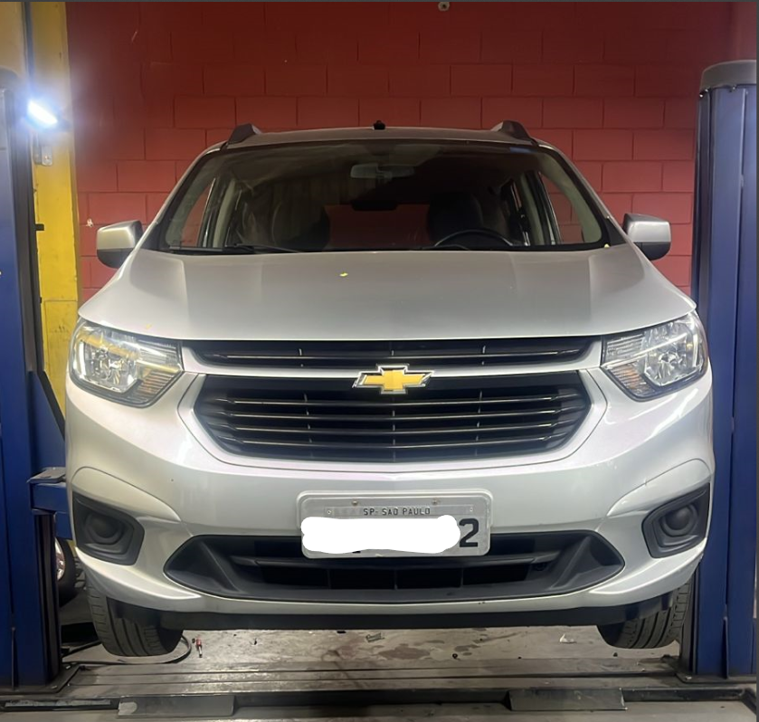 Spin Chevrolet 1.8L AT LT 2019/2020 Prata - Adaptado Cavenaghi
