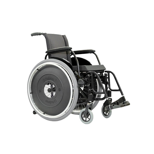 Cadeira de Rodas Aktiva Dobrável em Alumínio Ortobras | Leve e Resistente | Mobilidade e Conforto