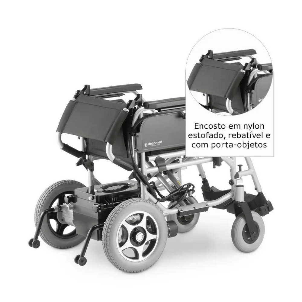 Cadeira de Rodas Motorizada D900 Dellamed | Conforto e Autonomia | Mobilidade | Design Compacto