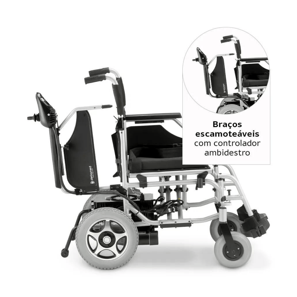 Cadeira de Rodas Motorizada D900 Dellamed | Conforto e Autonomia | Mobilidade | Design Compacto