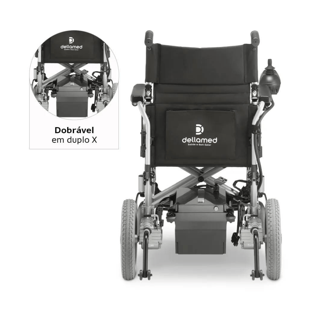 Cadeira de Rodas Motorizada D900 Dellamed | Conforto e Autonomia | Mobilidade | Design Compacto