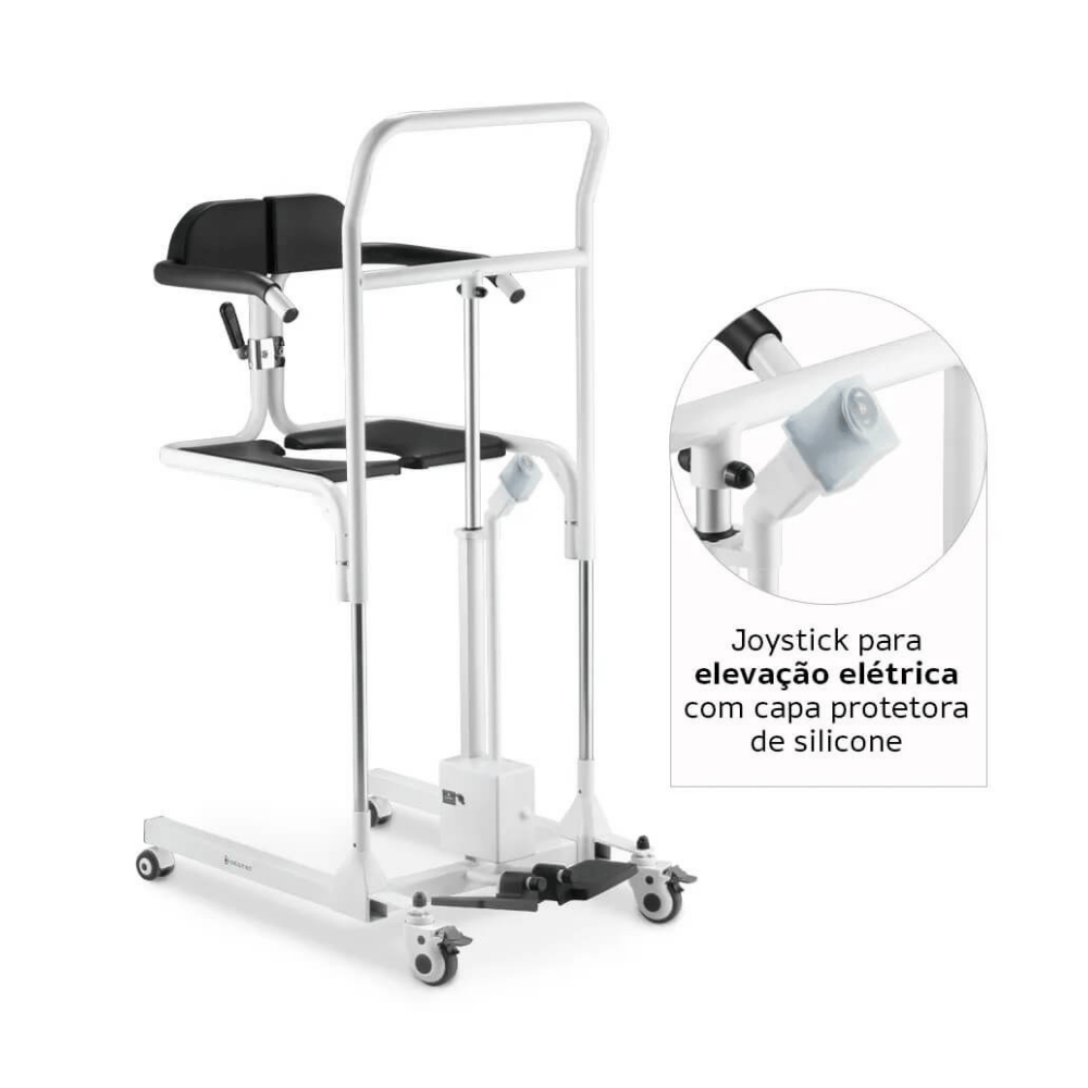 Cadeira de Transferência Motorizada D80 Dellamed | Compacta e Segura | Design Ergonômico