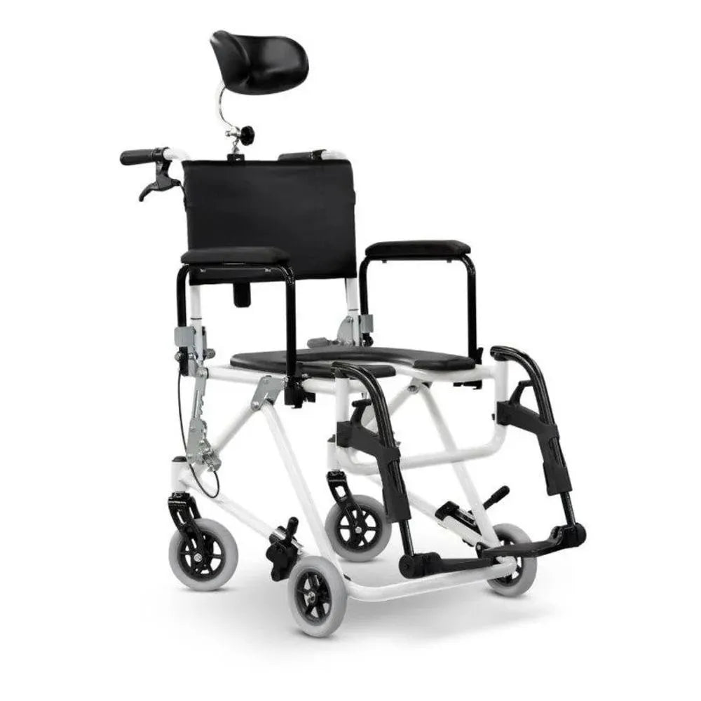 Cadeira de Rodas Banho H3 Reclinável Ortobras | Estabilidade e Conforto | Leve e Resistente